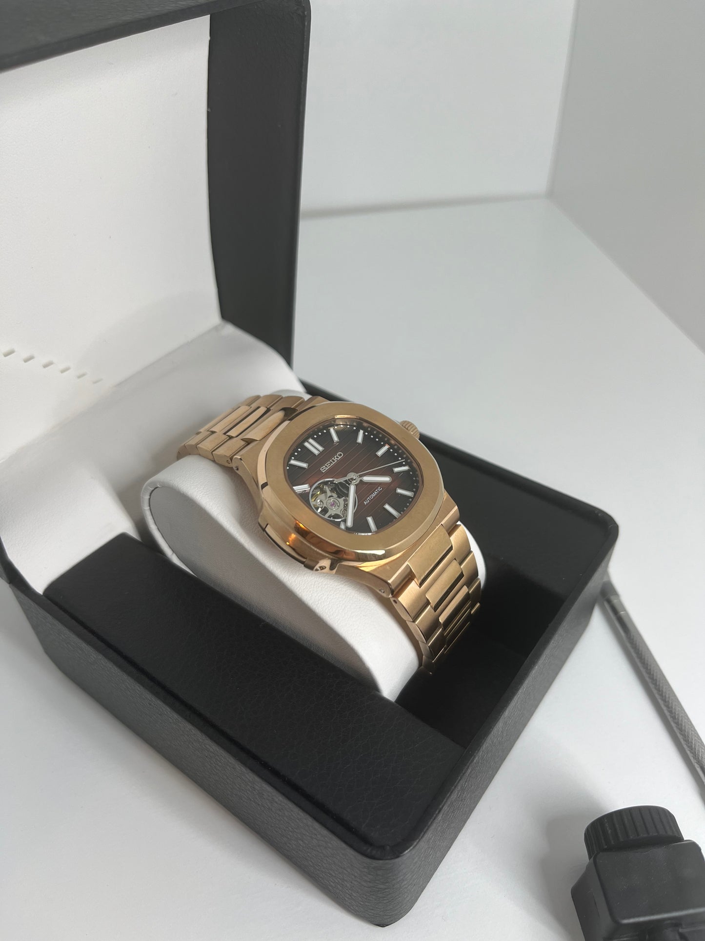 Nautilus Or Rose Caramel Ouverte