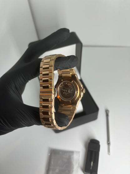 Nautilus Or Rose Caramel Ouverte