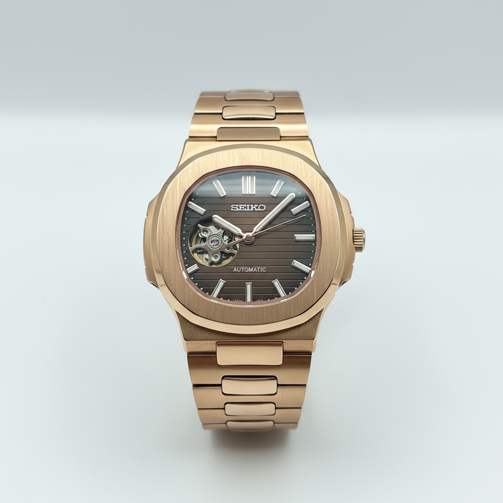 Nautilus Or Rose Caramel Ouverte