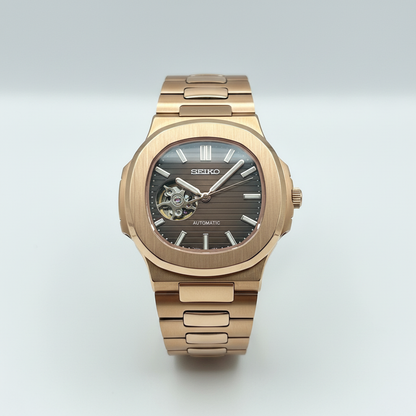 Nautilus Or Rose Caramel Ouverte